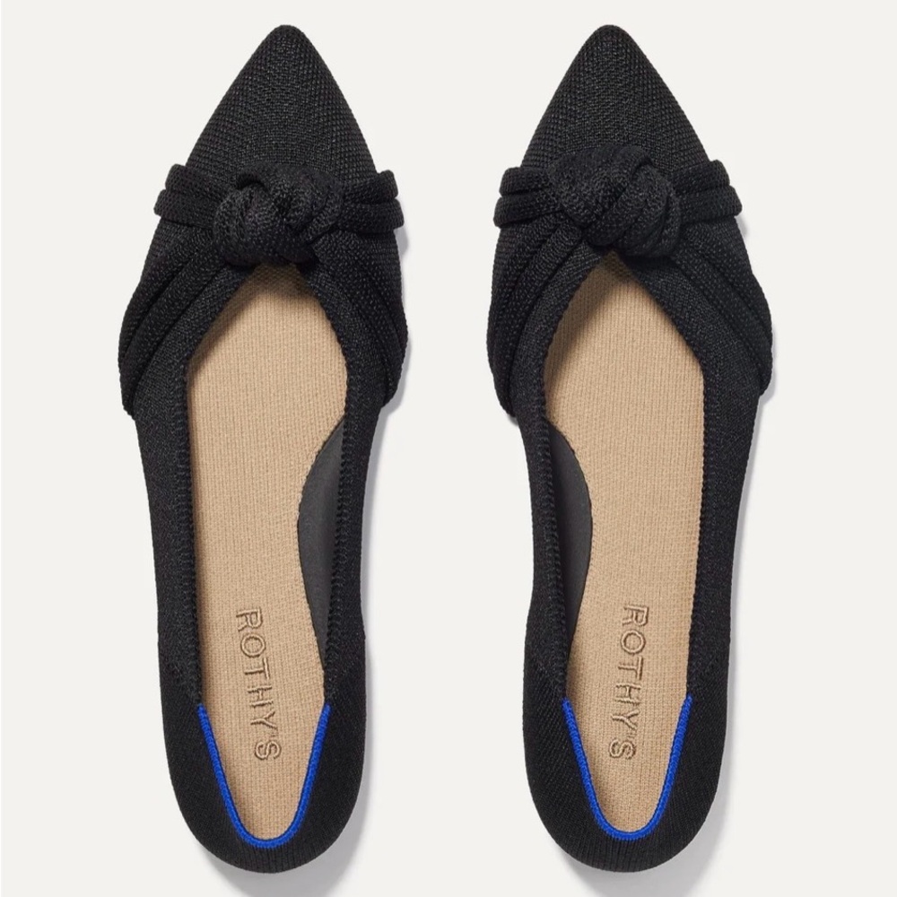 Rothy's Black Knot Point II Flats